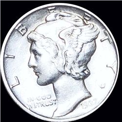 1937-D Mercury Silver Dime UNCIRCULATED