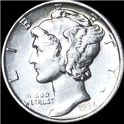 1936-S Mercury Silver Dime UNCIRCULATED