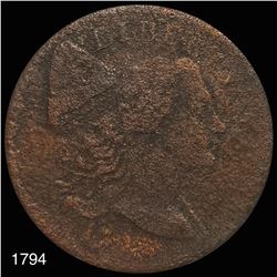 1794 Liberty Cap Large Cent NICELY CIRCULATED
