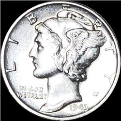 1943-S Mercury Silver Dime UNCIRCULATED