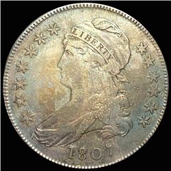 1807 Capped Bust Half Dollar NICELY CIRCULATED