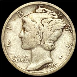 1918-S Mercury Silver Dime LIGHTLY CIRCULATED