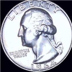 1964-D Washington Silver Quarter UNCIRCULATED
