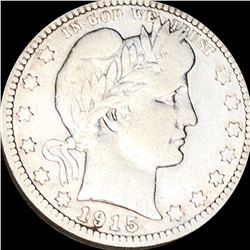 1915 Barber Silver Quarter NICELY CIRCULATED