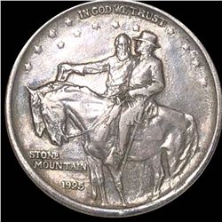 1925 Stone Mountain Half Dollar ABOUT UNCIRCULATED
