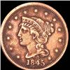 Image 1 : 1845 Braided Hair Large Cent ABOUT UNCIRCULATED