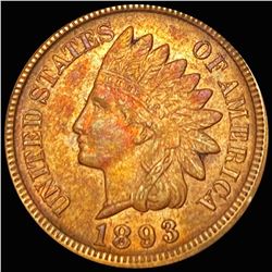 1893 Indian Head Penny CLOSELY UNCIRCULATED