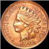 Image 1 : 1901 Indian Head Penny CLOSELY UNCIRCULATED