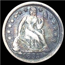 1853 Seated Liberty Dime NICELY CIRCULATED
