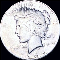 1934-S Silver Peace Dollar NICELY CIRCULATED
