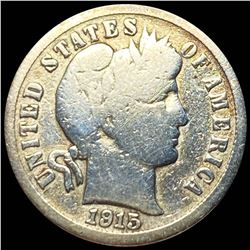 1915-S Barber Silver Dime NICELY CIRCULATED