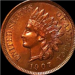 1907 Indian Head Penny CLOSELY UNCIRCULATED