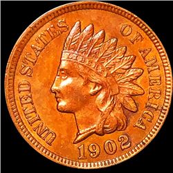 1902 Indian Head Penny CLOSELY UNCIRCULATED