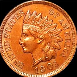 1901 Indian Head Penny CLOSELY UNCIRCULATED