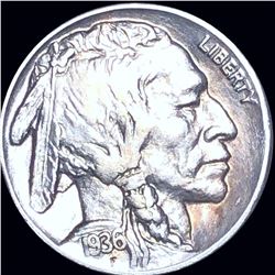 1936-S Buffalo Head Nickel LIGHTLY CIRCULATED