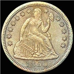 1850-O Seated Liberty Dime CHOICE AU++