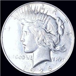 1926-D Silver Peace Dollar NEARLY UNCIRCULATED