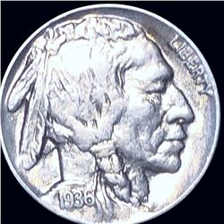 1936 Buffalo Head Nickel LIGHTLY CIRCULATED
