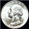 Image 1 : 1940-S Washington Silver Quarter UNCIRCULATED