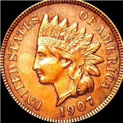 1907 Indian Head Penny CLOSELY UNCIRCULATED