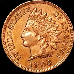 1906 Indian Head Penny CLOSELY UNCIRCULATED
