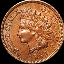 1897 Indian Head Penny CLOSELY UNCIRCULATED