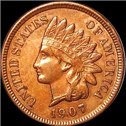 1907 Indian Head Penny NEARLY UNCIRCULATED