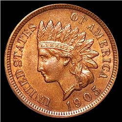 1905 Indian Head Penny CLOSELY UNCIRCULATED