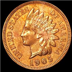 1905 Indian Head Penny CLOSELY UNCIRCULATED
