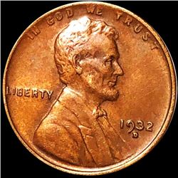1932-D Lincoln Wheat Penny CLOSELY UNCIRCULATED