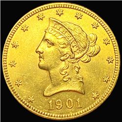 1901 $10 Gold Eagle UNCIRCULATED