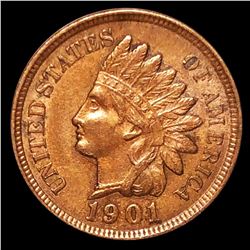 1901 Indian Head Penny CLOSELY UNCIRCULATED