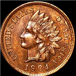1904 Indian Head Penny CLOSELY UNCIRCULATED
