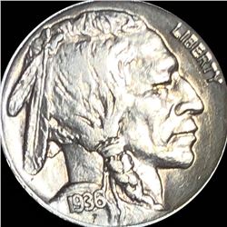 1936 Buffalo Head Nickel ABOUT UNCIRCULATED