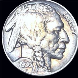 1936 Buffalo Head Nickel LIGHTLY CIRCULATED