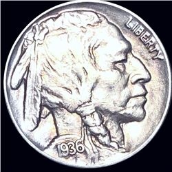 1936 Buffalo Head Nickel LIGHTLY CIRCULATED