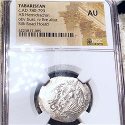 Tabaristan AD 780-793 Coin NGC - AU