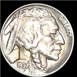 1937-D Buffalo Head Nickel LIGHTLY CIRCULATED