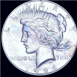 1926-S Silver Peace Dollar ABOUT UNCIRCULATED