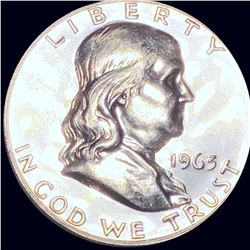 1963 Franklin Half Dollar GEM PROOF