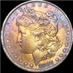 1887-O Morgan Silver Dollar ABOUT UNCIRCULATED