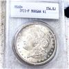 Image 1 : 1921 Morgan Silver Dollar BLANCHARD - MS60+