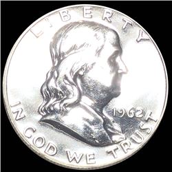 1962 Franklin Half Dollar GEM PROOF