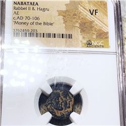 Nabataea AD 70-106 Coin NGC - VF