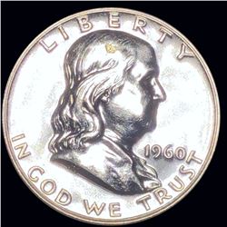 1960 Franklin Half Dollar CHOICE PROOF