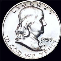1959 Franklin Half Dollar GEM PROOF
