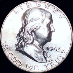 1963 Franklin Half Dollar GEM PROOF