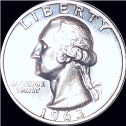 1963 Washington Silver Quarter UNCIRCULATED