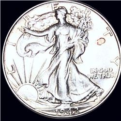 1942 Walking Half Dollar CLOSELY UNCIRCULATED