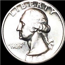 1963 Washington Silver Quarter GEM PROOF